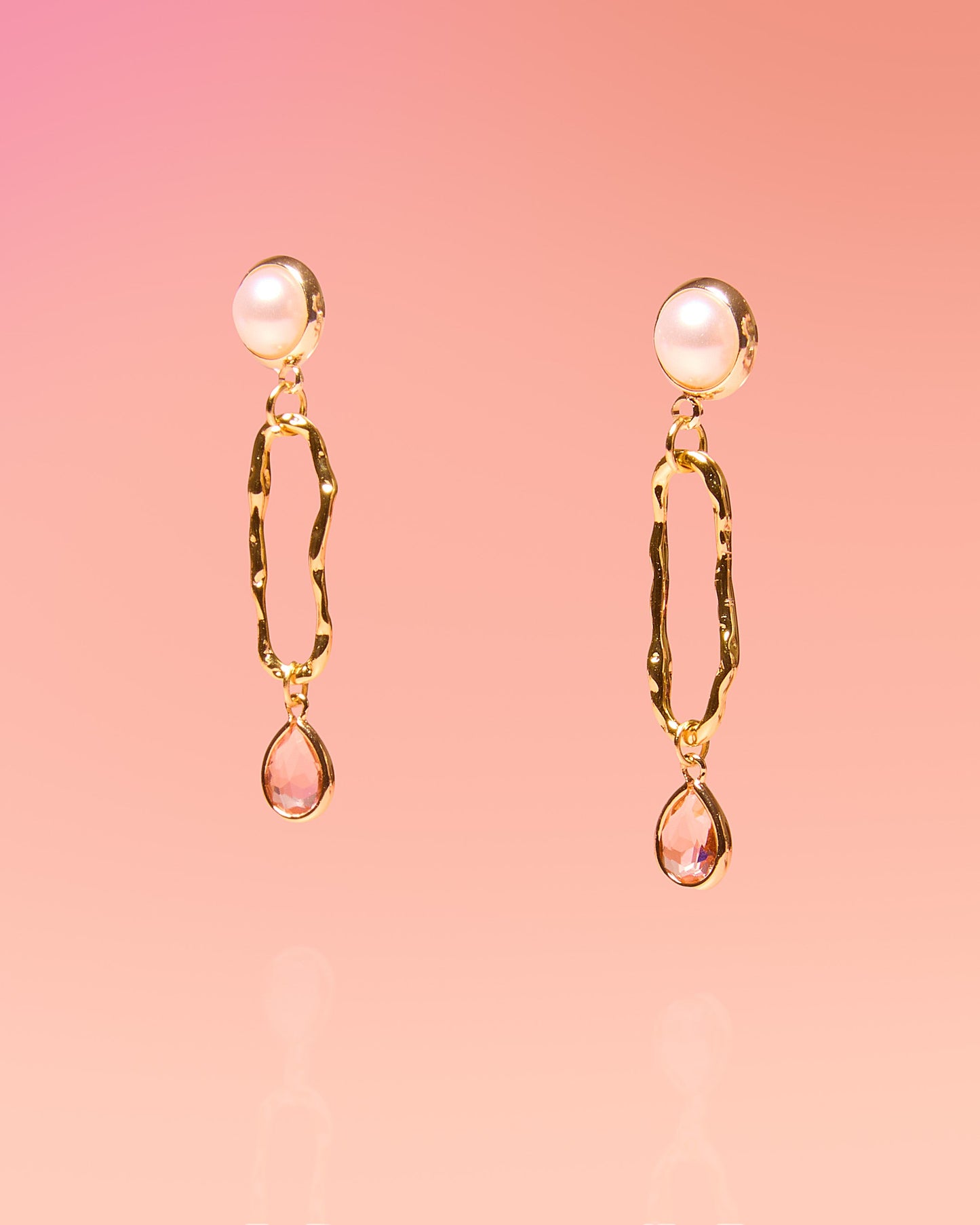Boho Chic Oval Hoops Glam