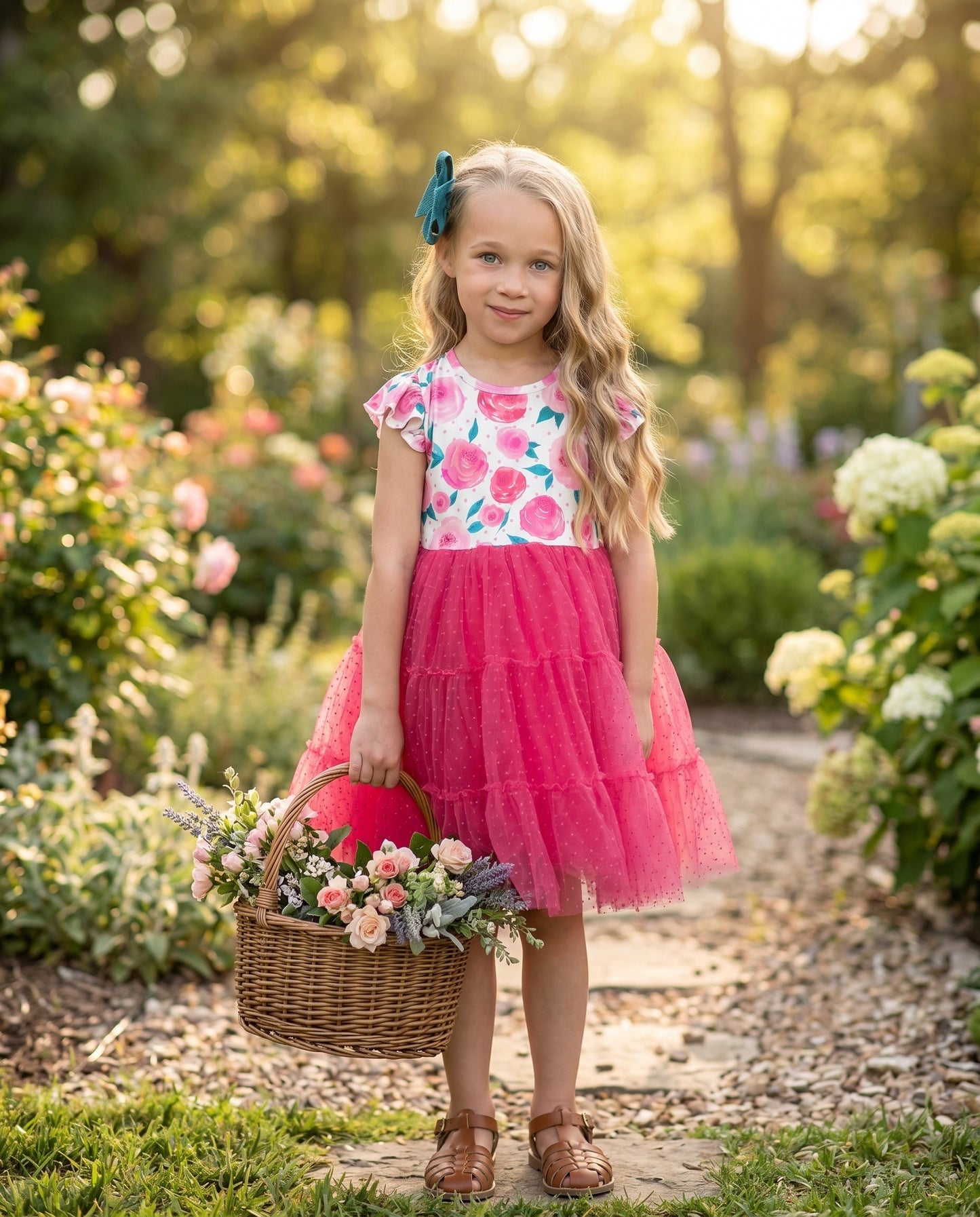 Tulle Rose Dress