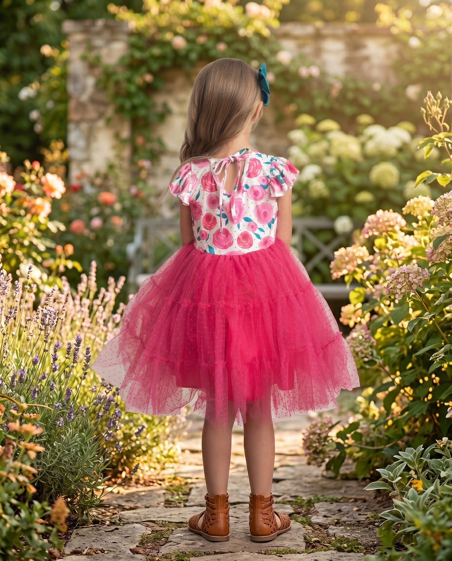 Tulle Rose Dress