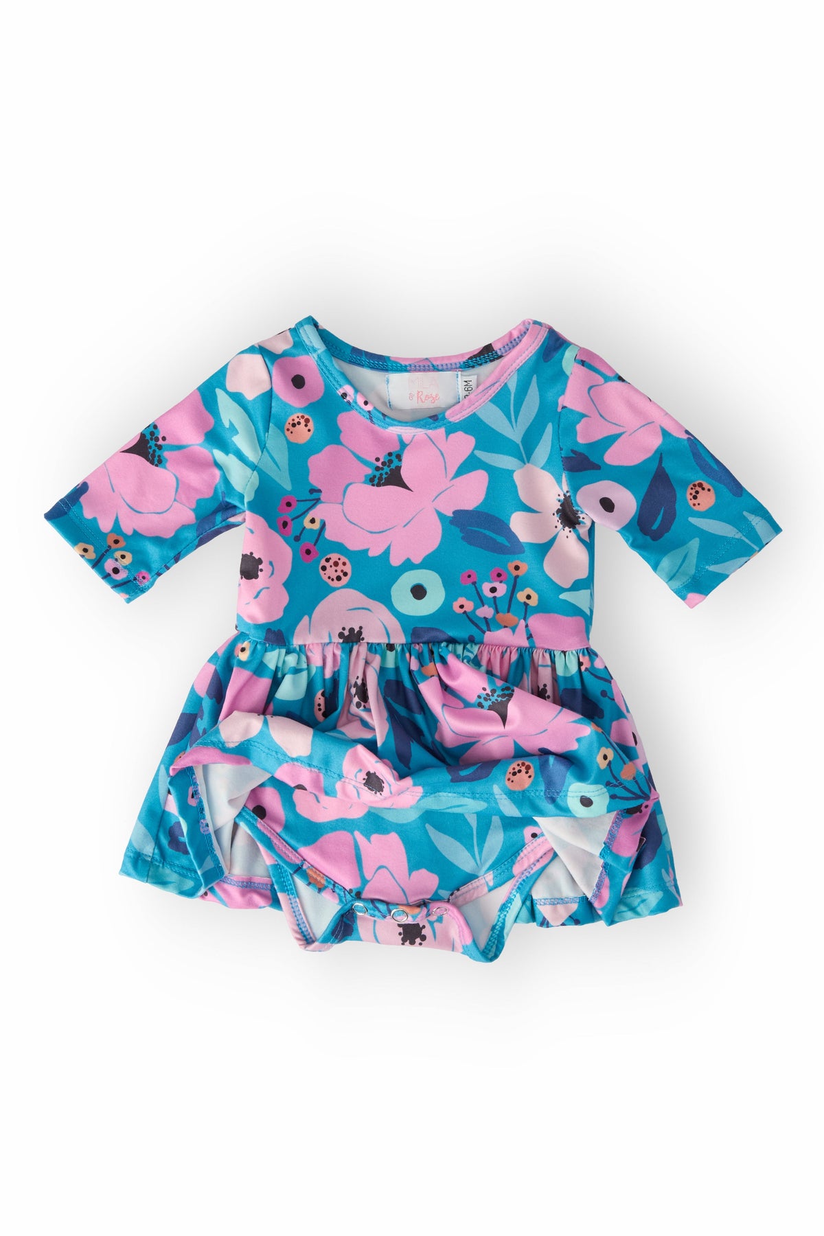 Twirling in Teal Twirl Bodysuit