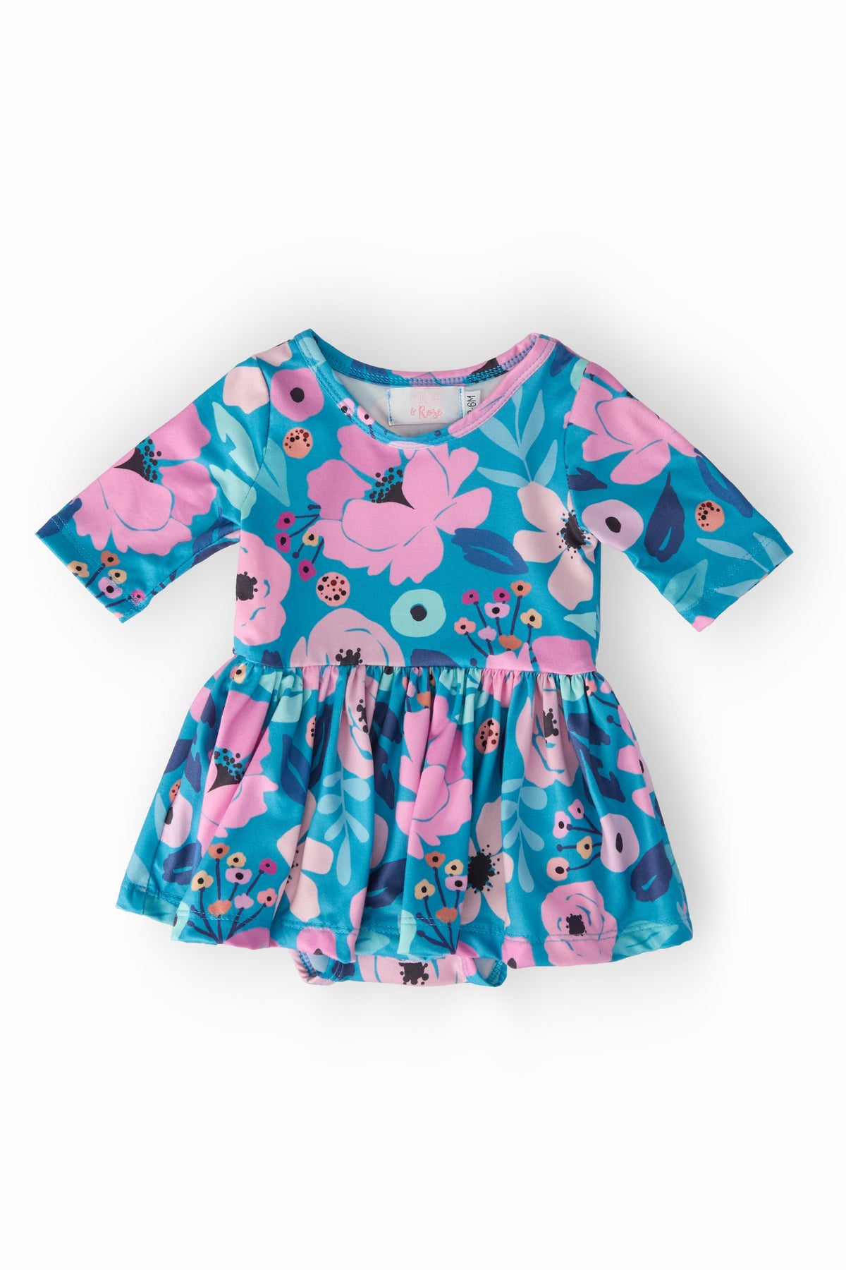 Twirling in Teal Twirl Bodysuit
