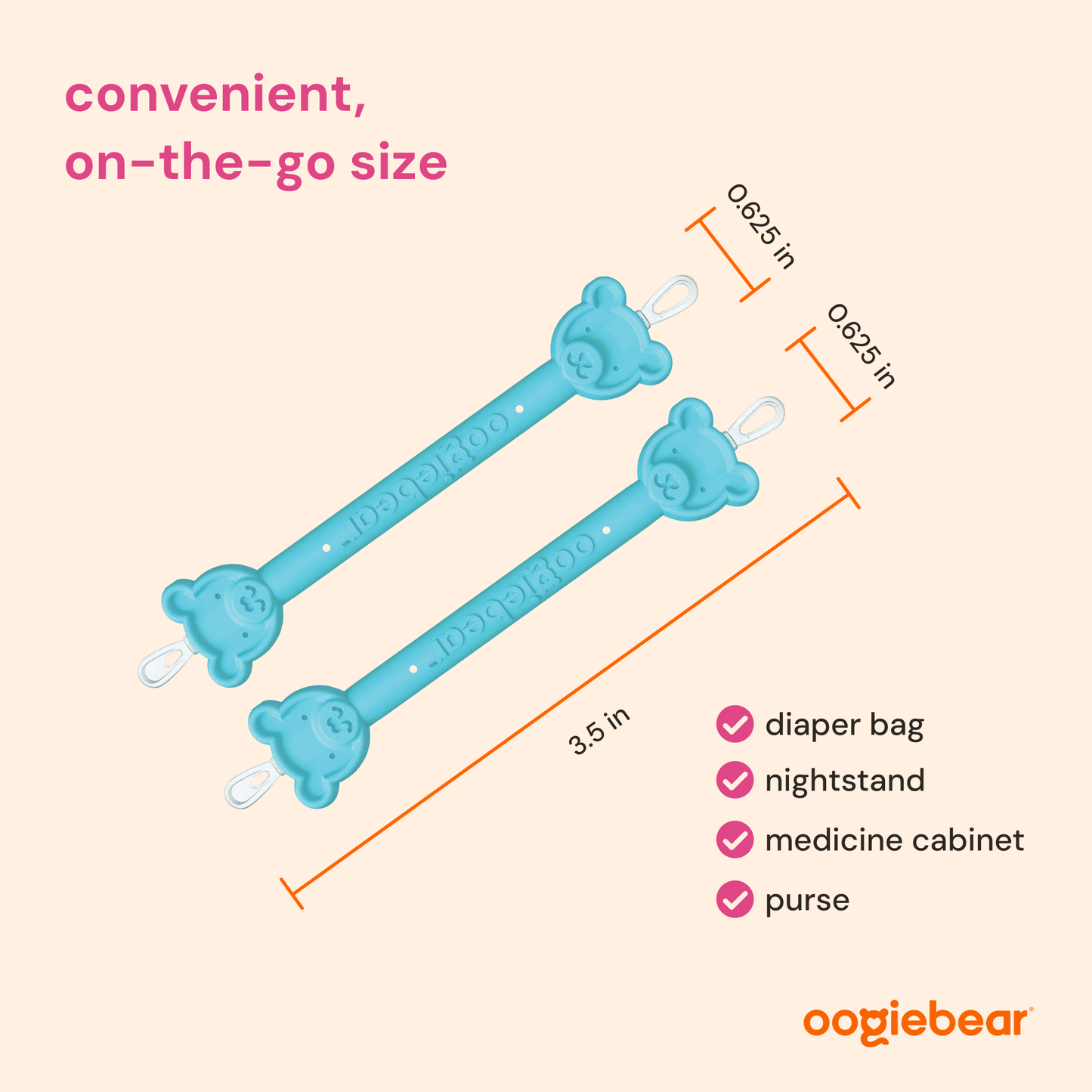 oogiebear 2-pack booger picker