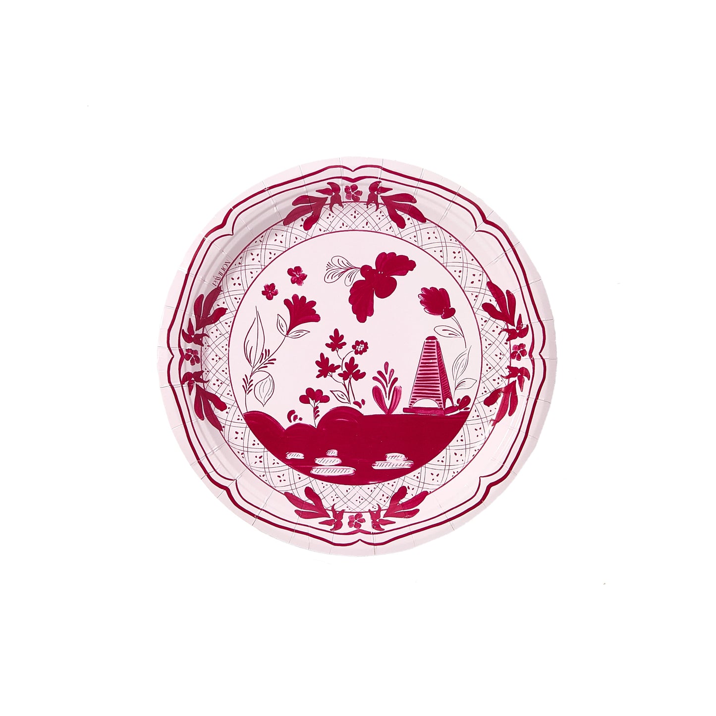 Ballet and Berry Beachside Pavilion Dessert Paper Plates - 8 pack