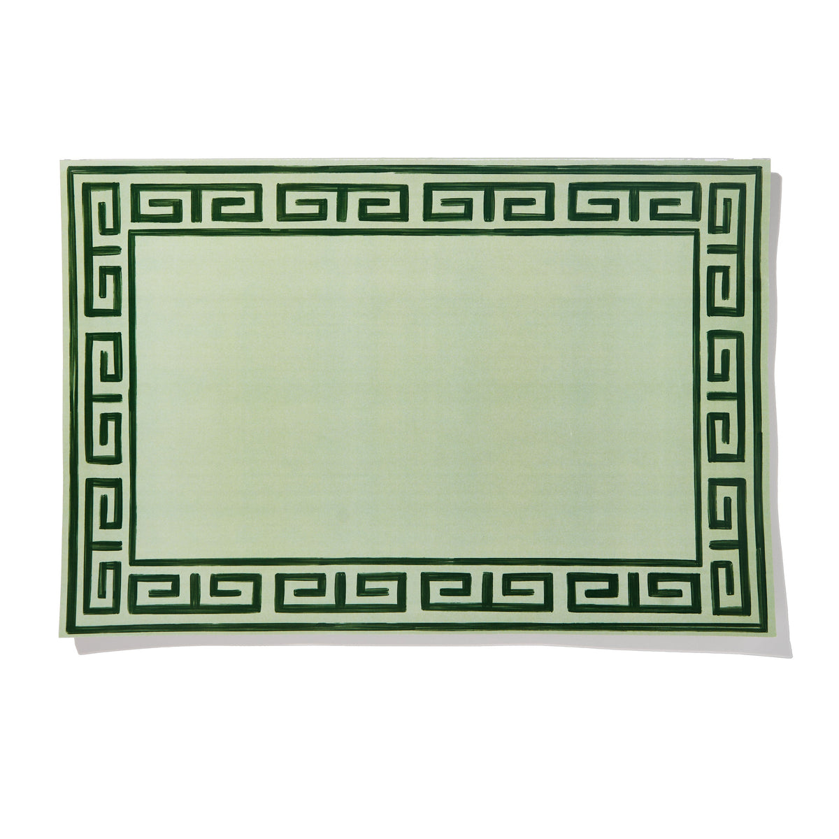 Pavilion Sky and Navy Greek Key Paper Placemat Pad