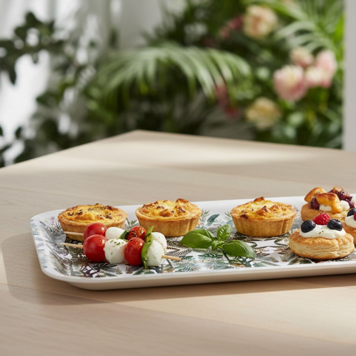 Monkey Narrow Birchwood Small Decorative Tray