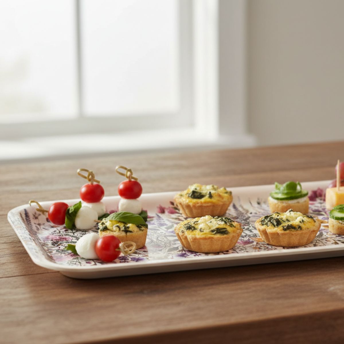 Wildflowers Birchwood Small Decorative Tray
