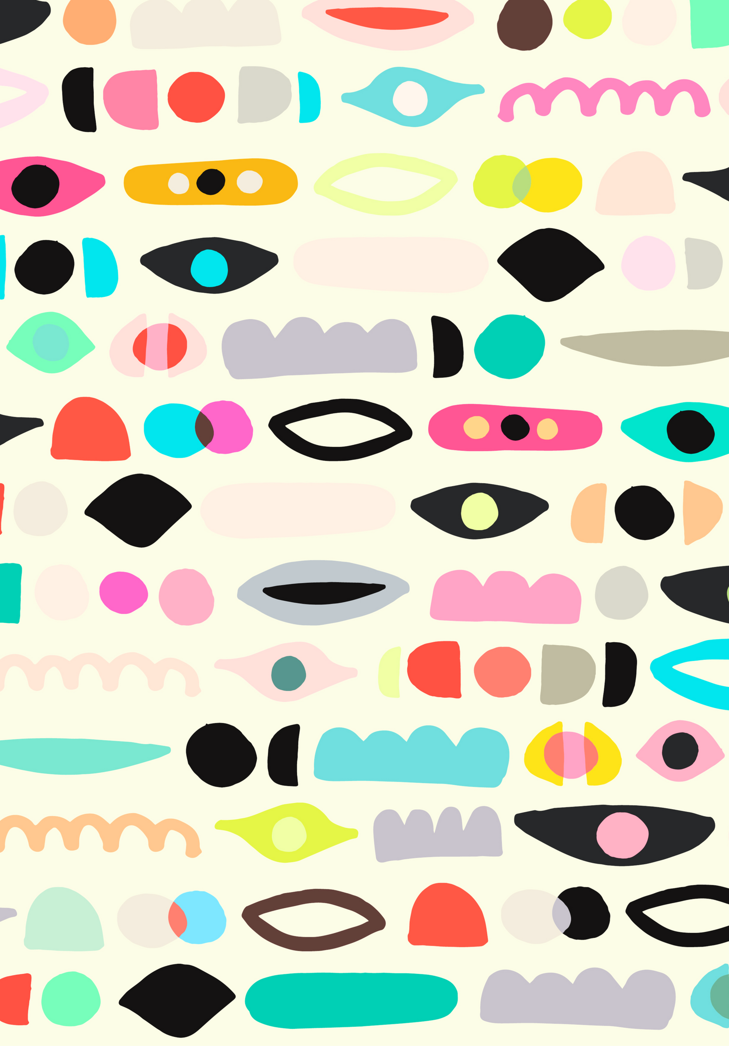 "Adorable Abstracts" Headband - Eyes