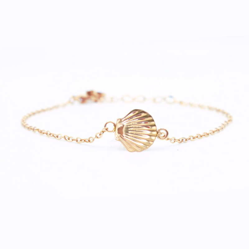 Sea Shell Charm Bracelet Set