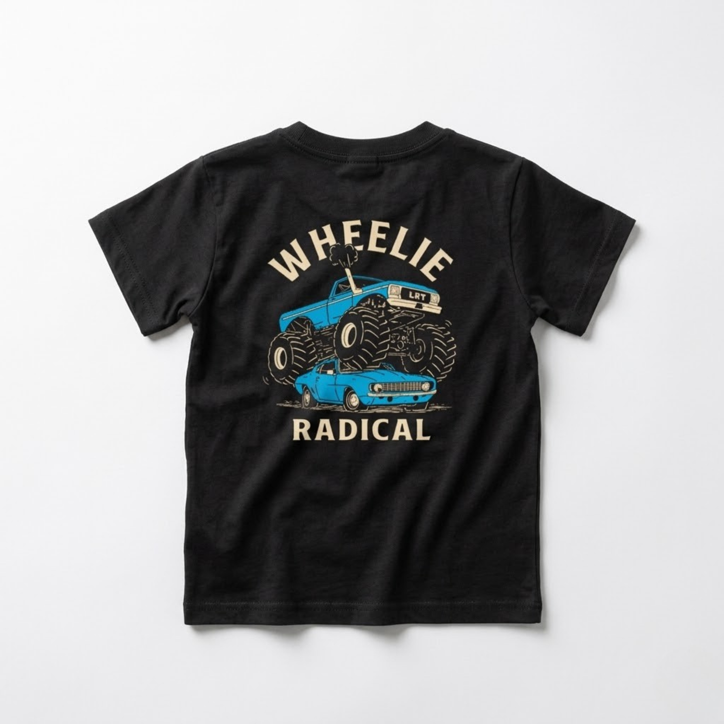 WHEELIE RADICAL TEE - BLUE EDITION