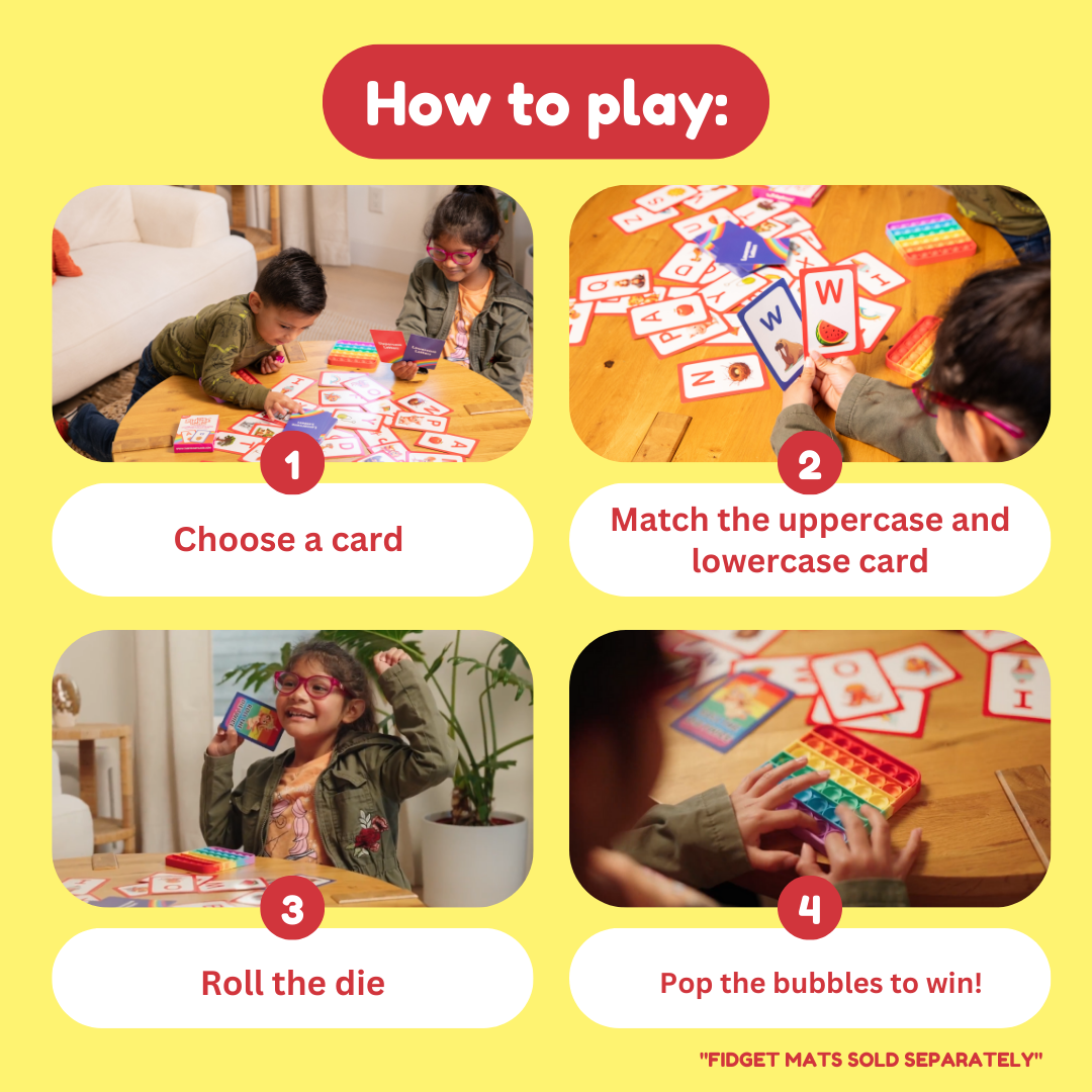 ABC Learn Uppercase & Lowercase Letters Card Pack