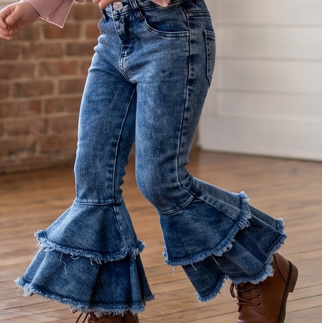 Urban Belle Ruffle Denim Jeans