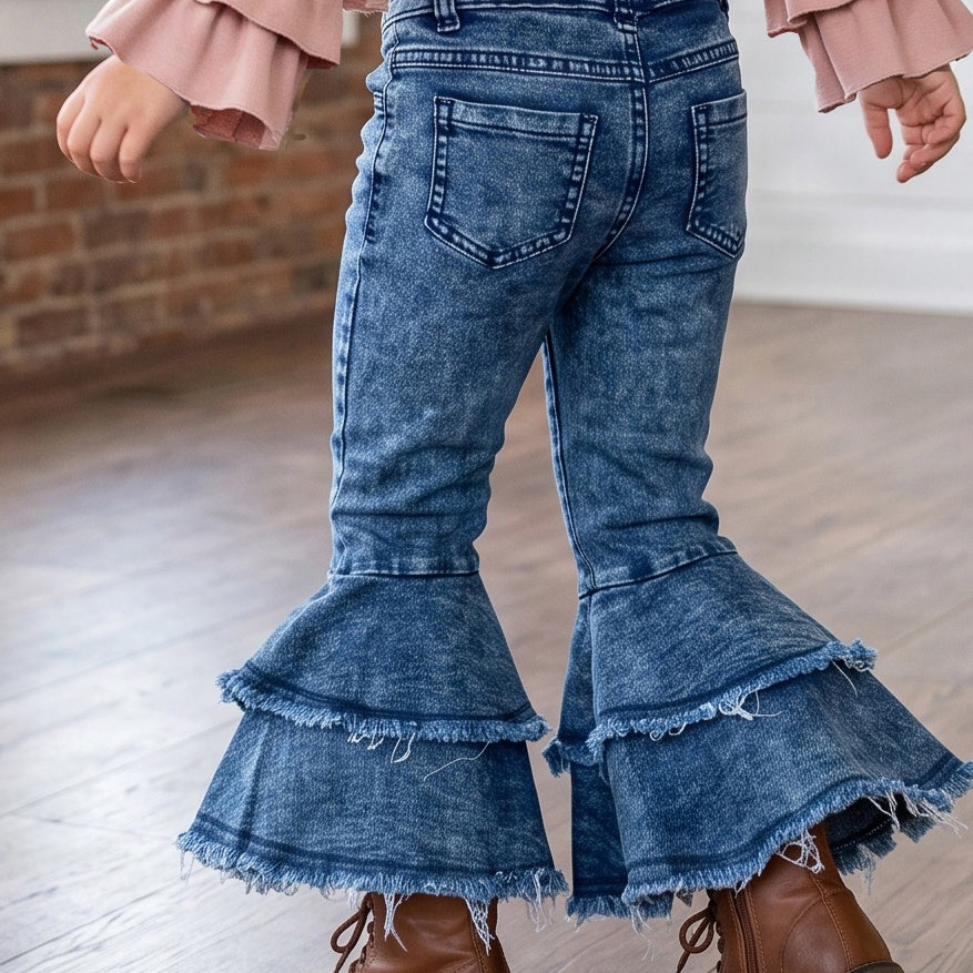 Urban Belle Ruffle Denim Jeans