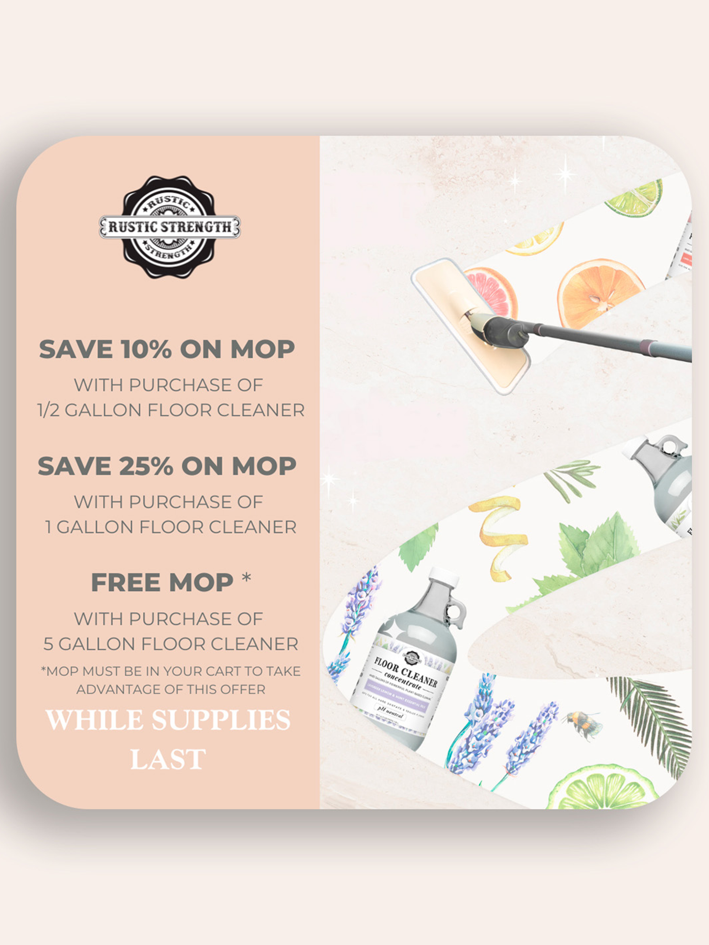 Floor Cleaner Concentrate | Bergamot & Cypress