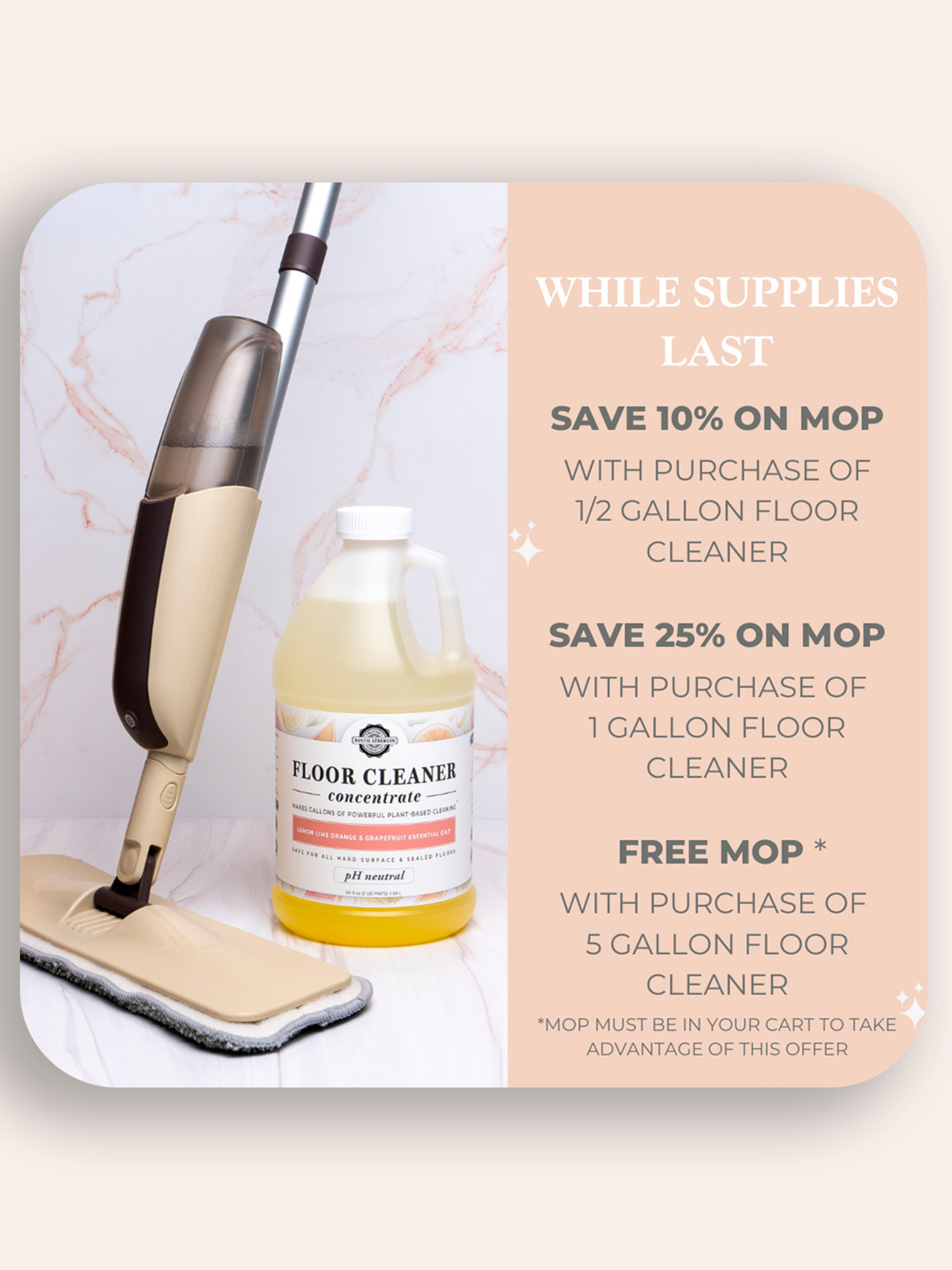Floor Cleaner Concentrate | Rosemary, Mint & Tea Tree