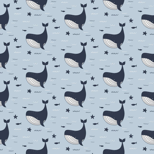 Baby Bib - Whale