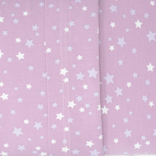 Crib Sheet - Purple Stars