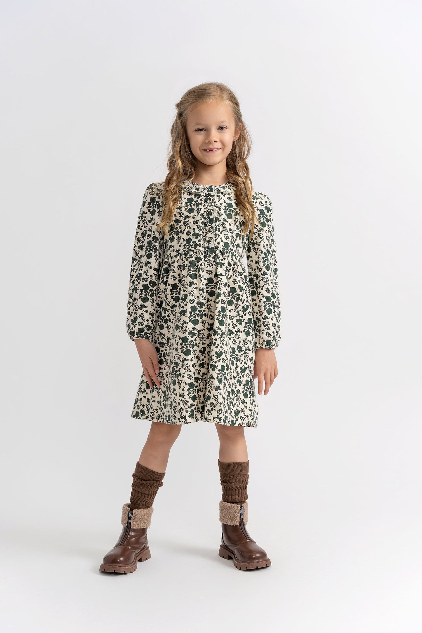 Woven Flannel Dress