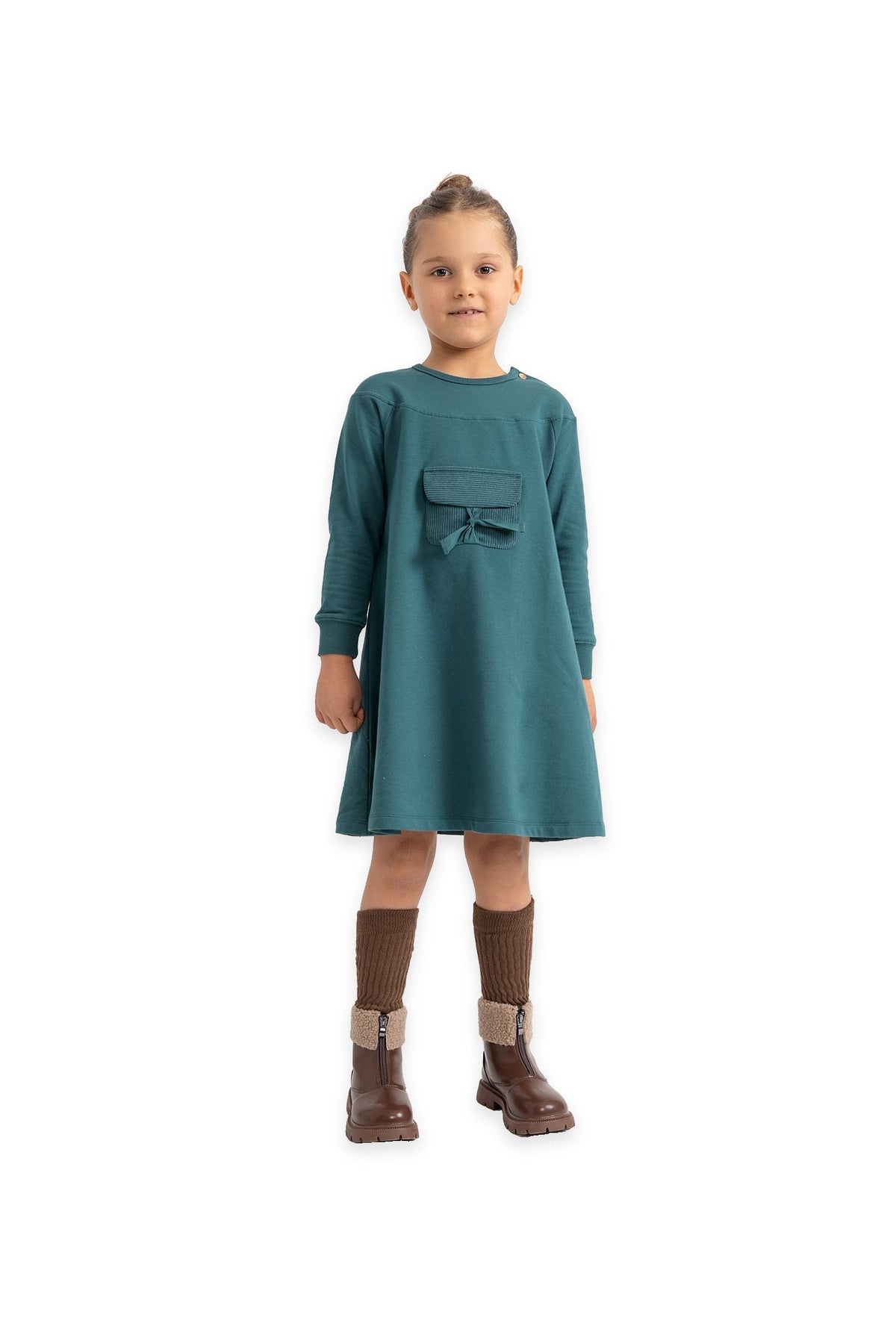 Corduroy Pocket Dress