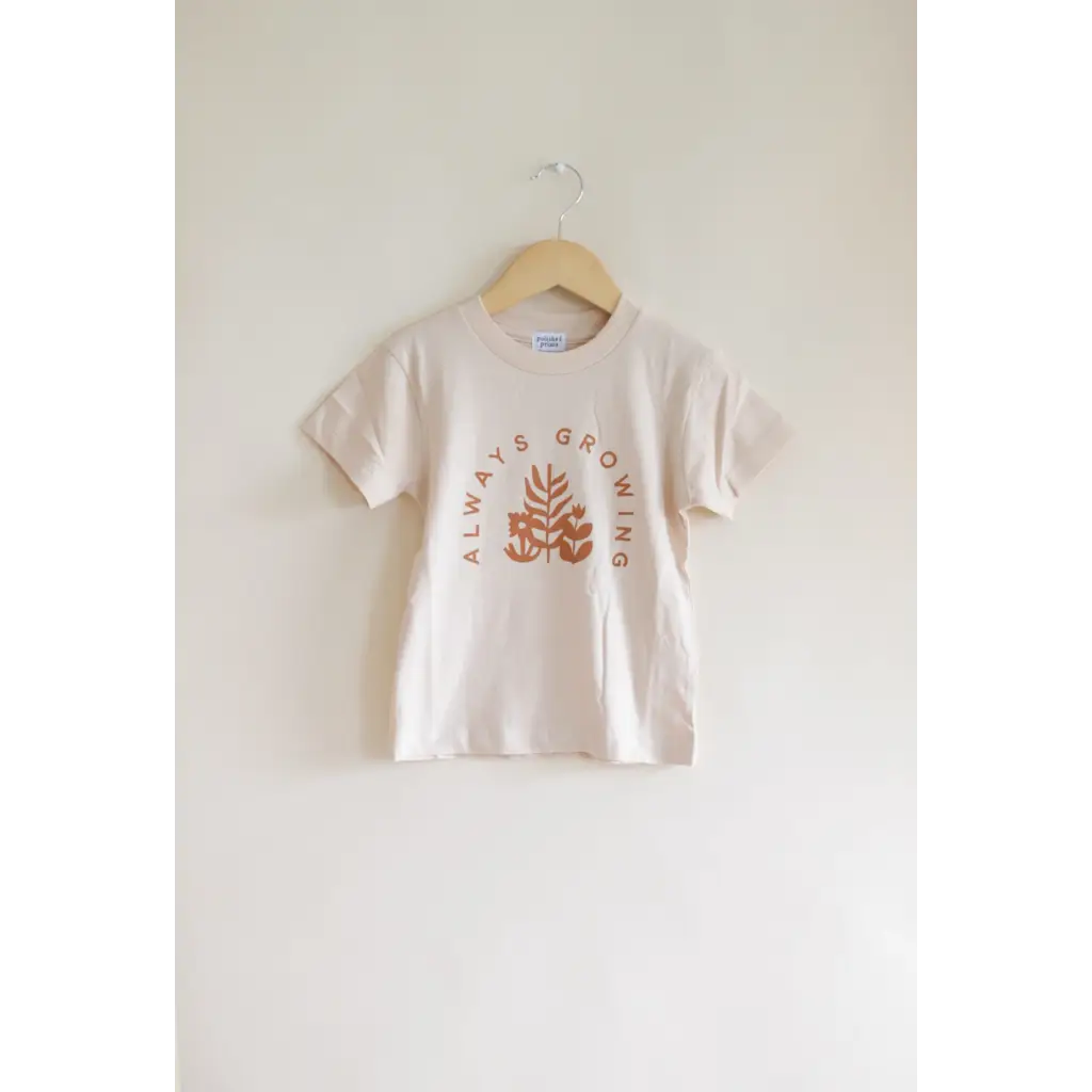 Always Growing Graphic T-Shirt - Peach