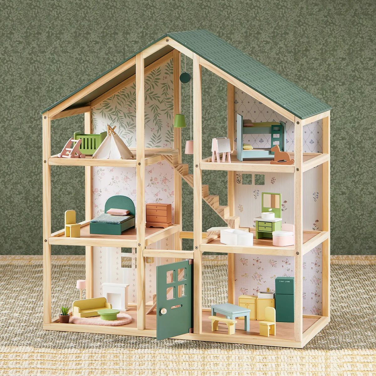 Tiny Land® Sweetwood Dollhouse without Dolls
