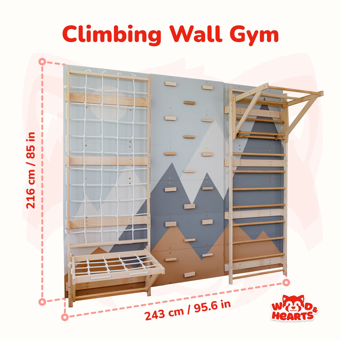 Swedish Ladder Wall Gym