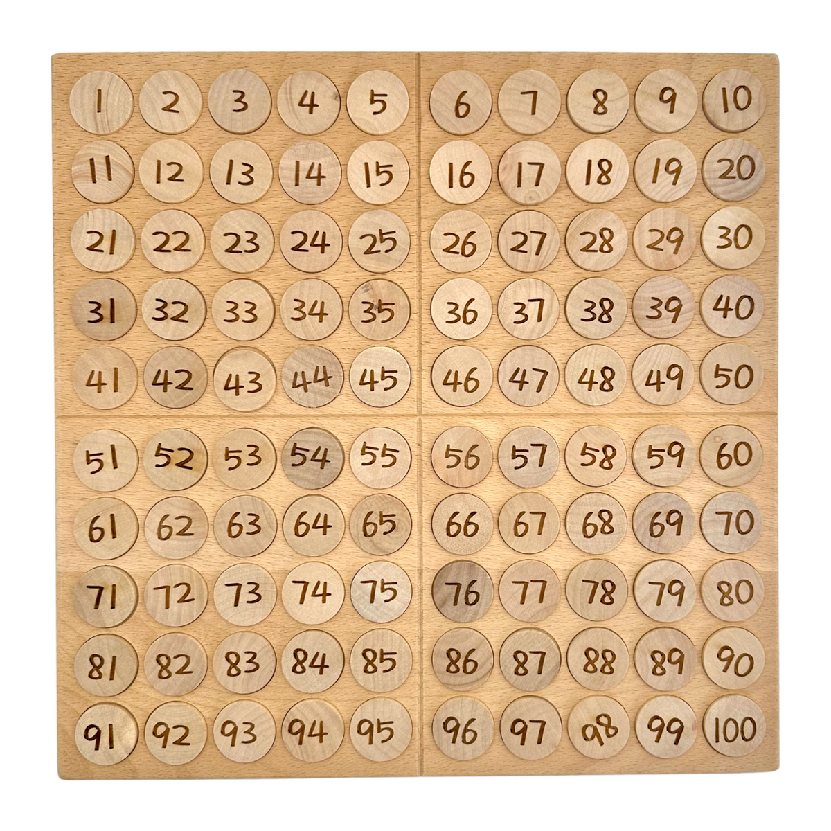 Wooden Hundred Frame & Coin Pocket Set