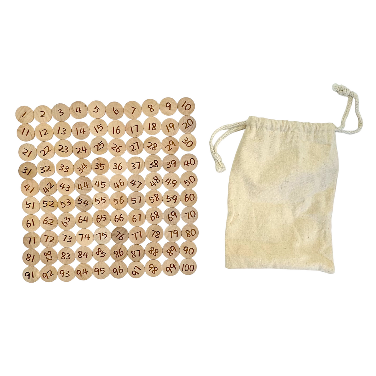 Wooden Hundred Frame & Coin Pocket Set