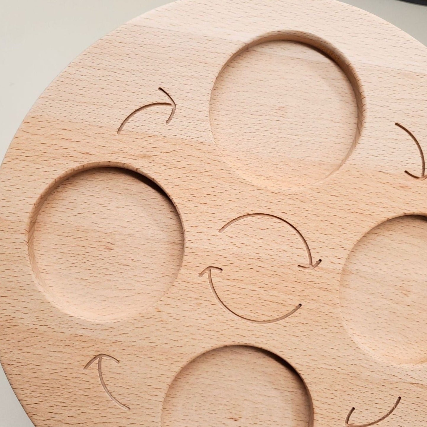 Double-Sided Wooden Life Cycle Board