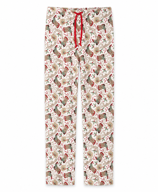 Western Christmas Adult Pajama Pants – Soft Bamboo Unisex