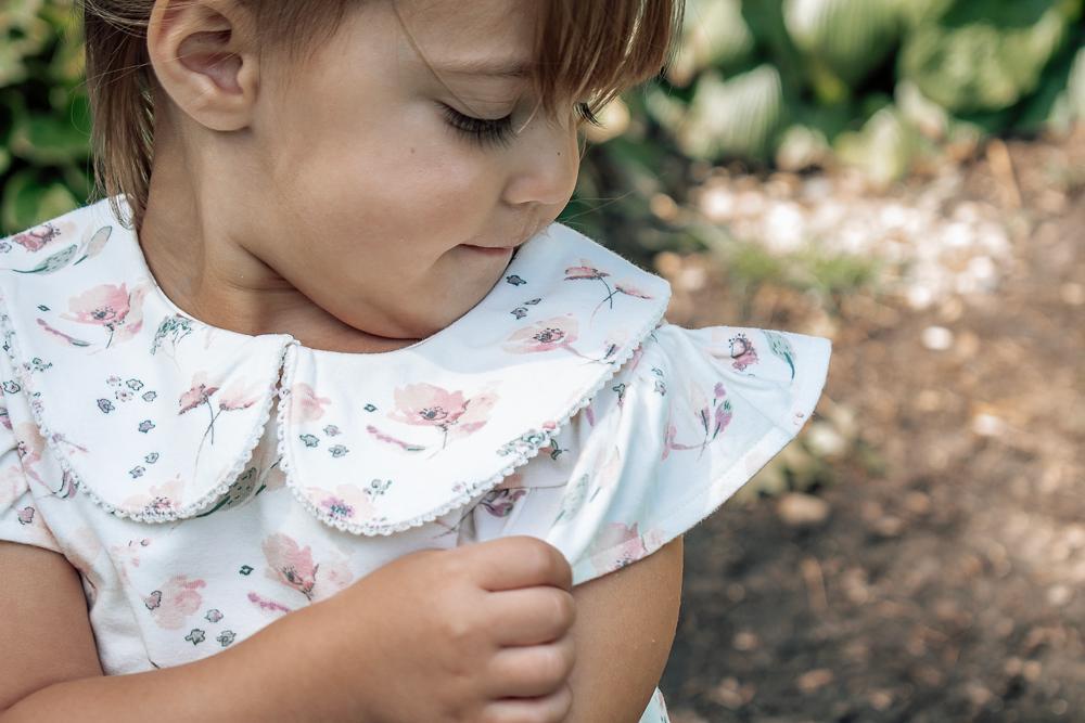 Peter Pan Flutter Sleeve Tee for Toddler Girls