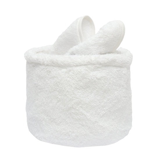 Terry Washcloth Basket