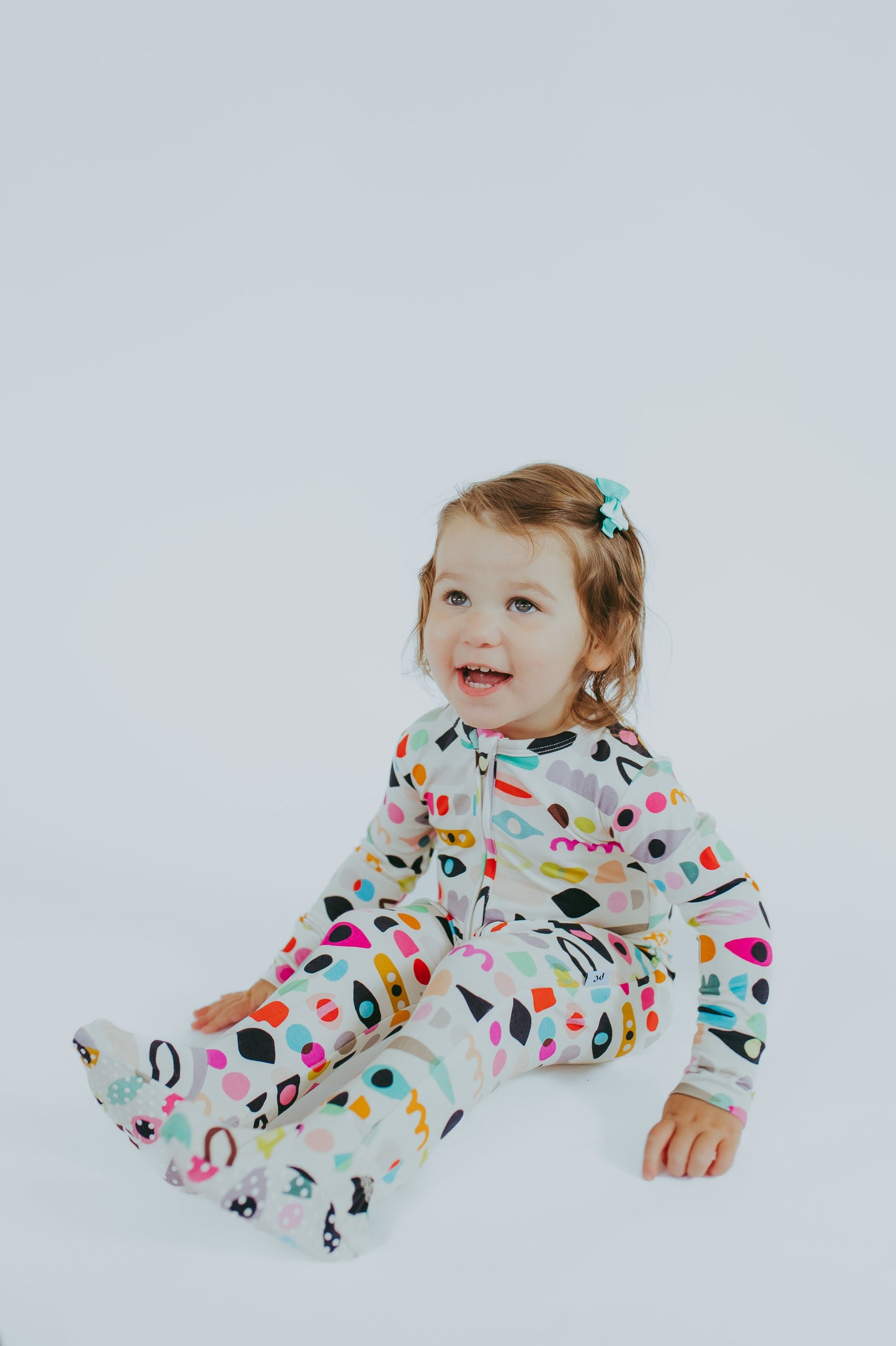 "Adorable Abstracts One-Peaz™ Footies - Eyes