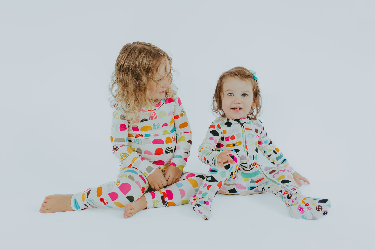 "Adorable Abstracts One-Peaz™ Footies - Eyes