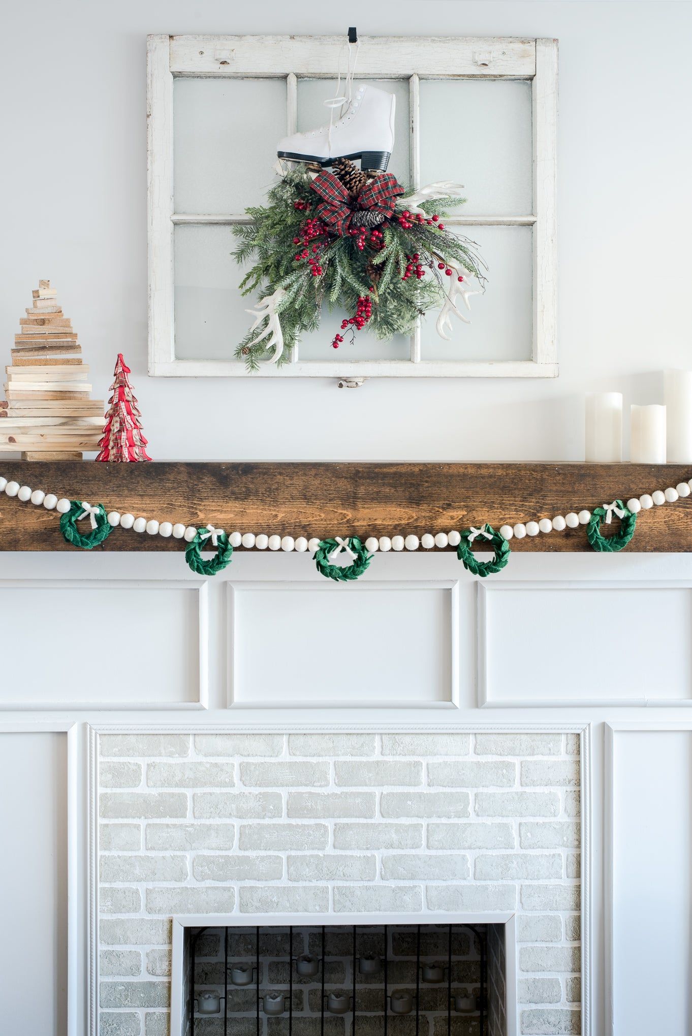 White Wreath Garland