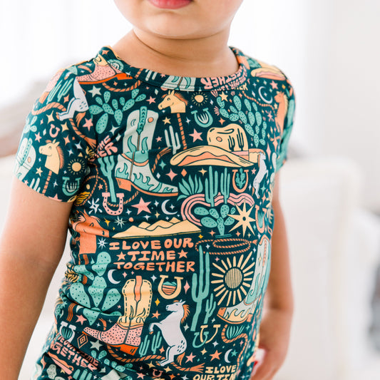 The Second-Skin 2-Piece Short Sleeve Pajama | Wild West