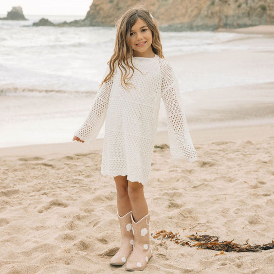 Shelly Knit Beach Coverup