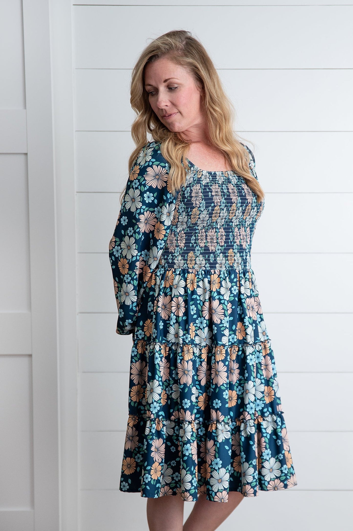 Women's Grace Winter Floral Dress- Mommy