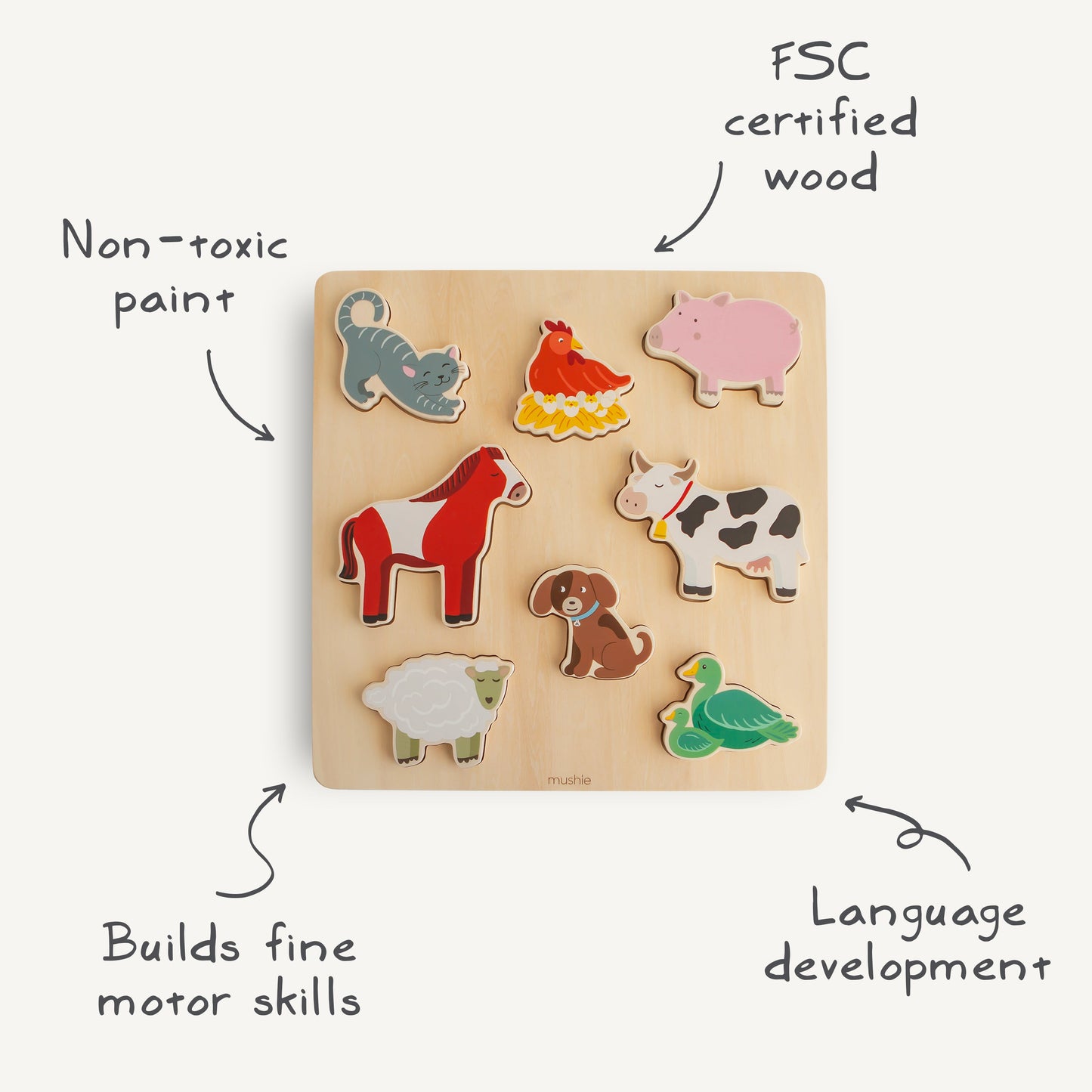 Wooden Farm Puzzle