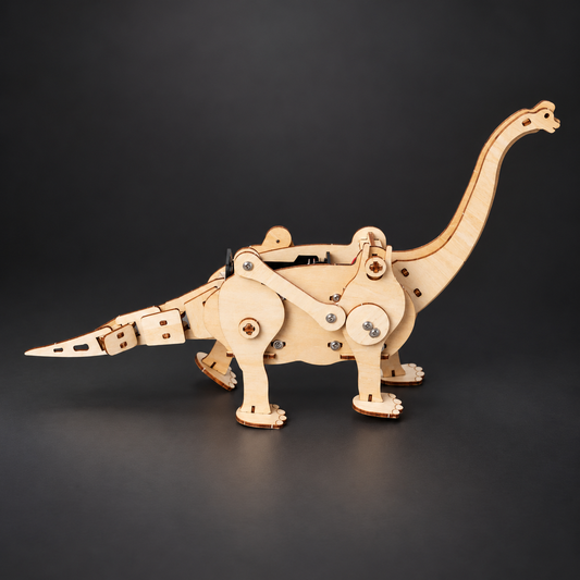 Dinosaur Robot Brachiosaurus DIY Kit, Educational STEM Toy