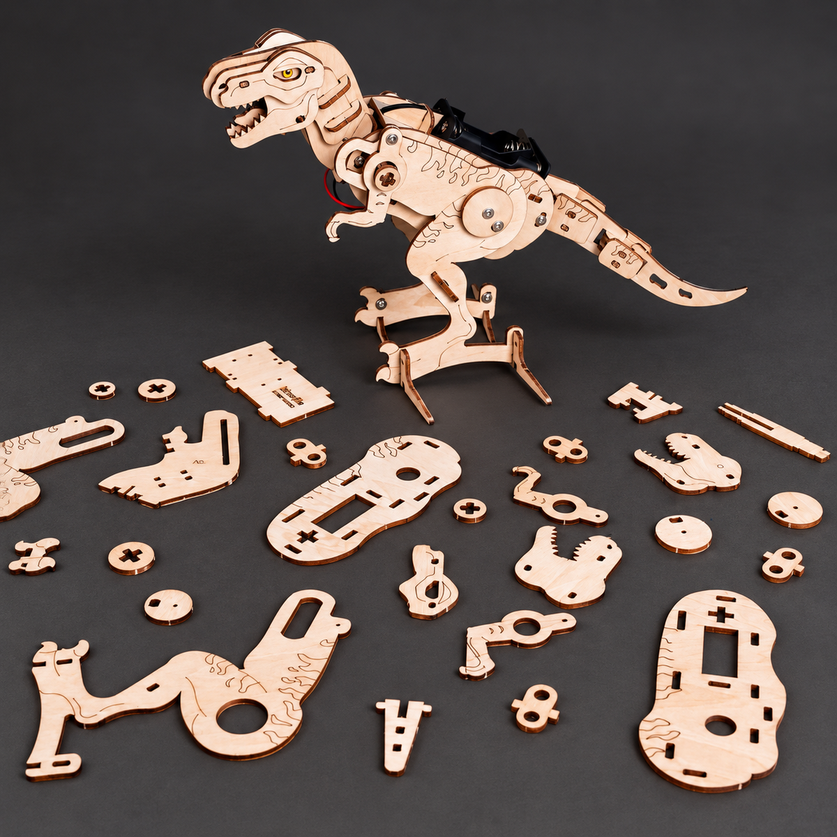 Dinosaur Robot T-Rex DIY Kit, Educational STEM Toy