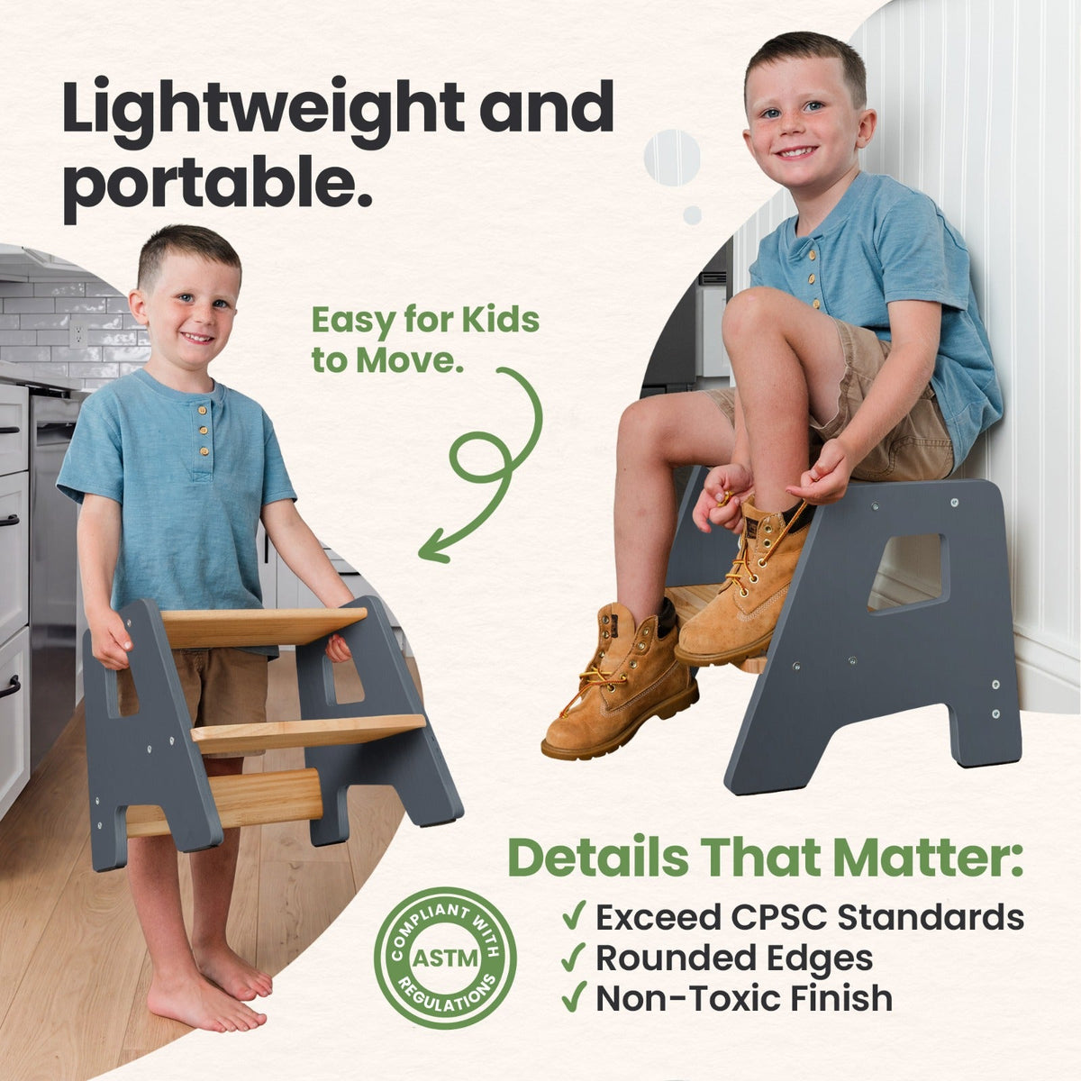 2-Step Stool for Kids