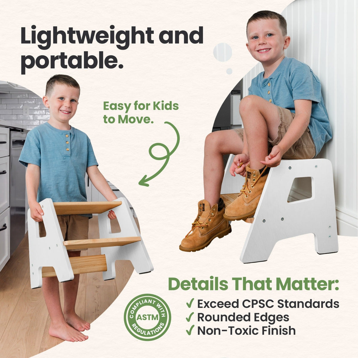 2-Step Stool for Kids