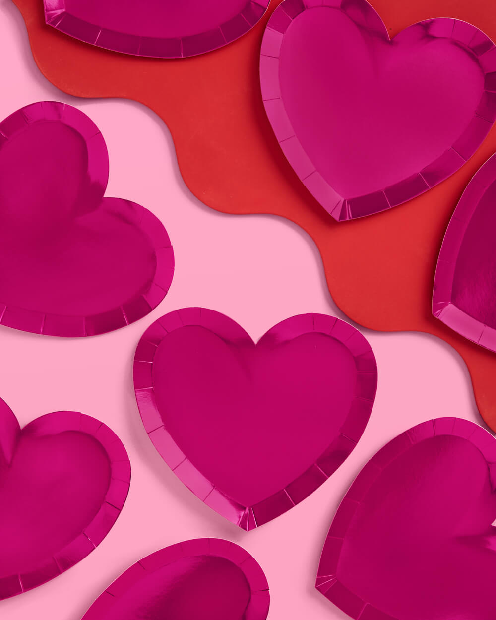 Lover Plates - 25 heart plates
