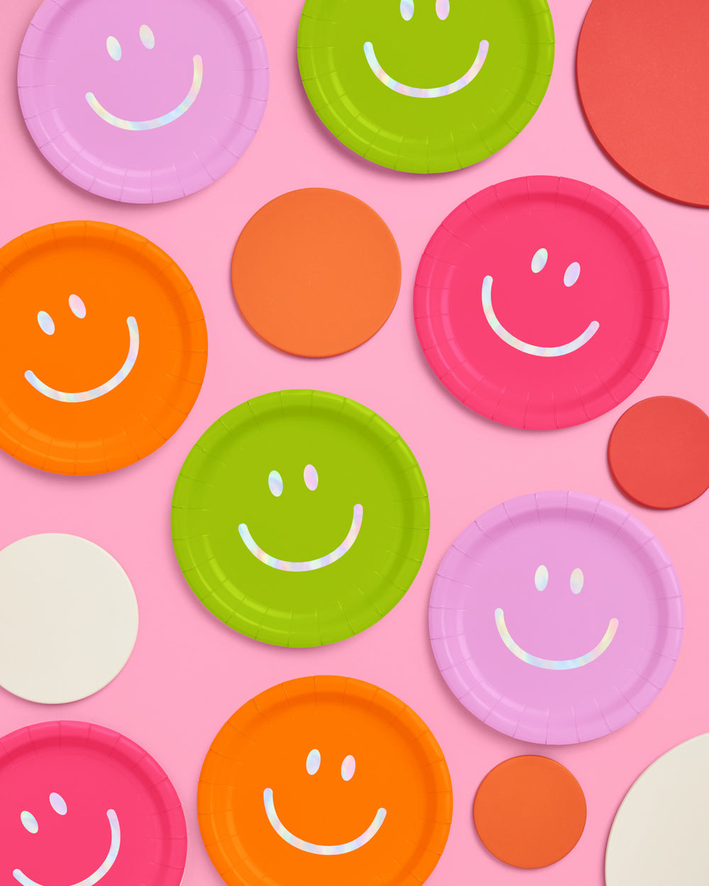 Super Smiley Plates - 24 paper plates