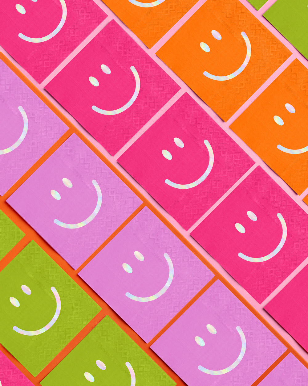Super Smiley Napkins - 24 foil napkins