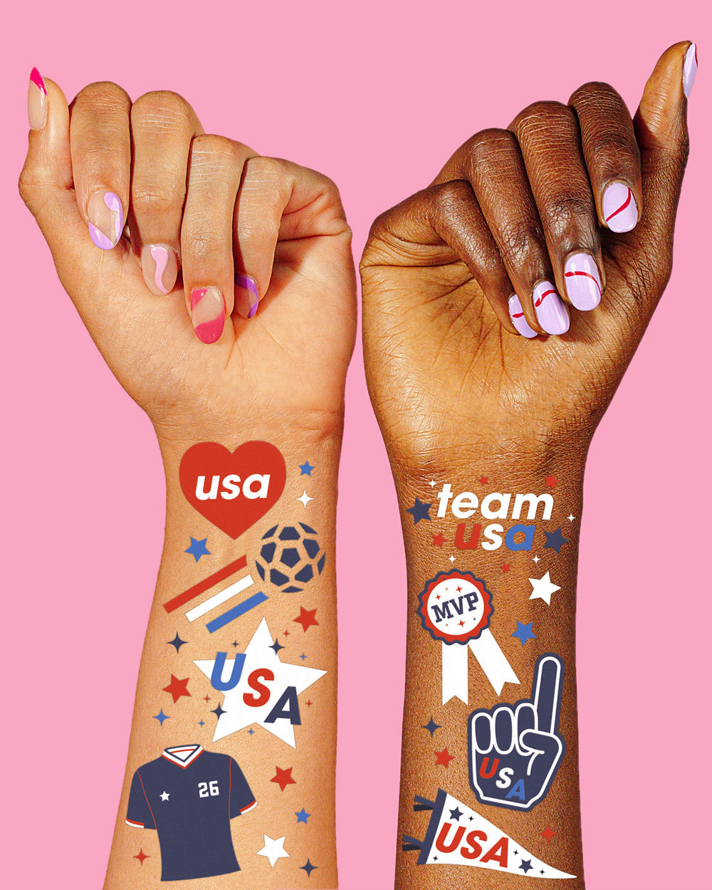 World Cup Tats - 52 temporary tattoos
