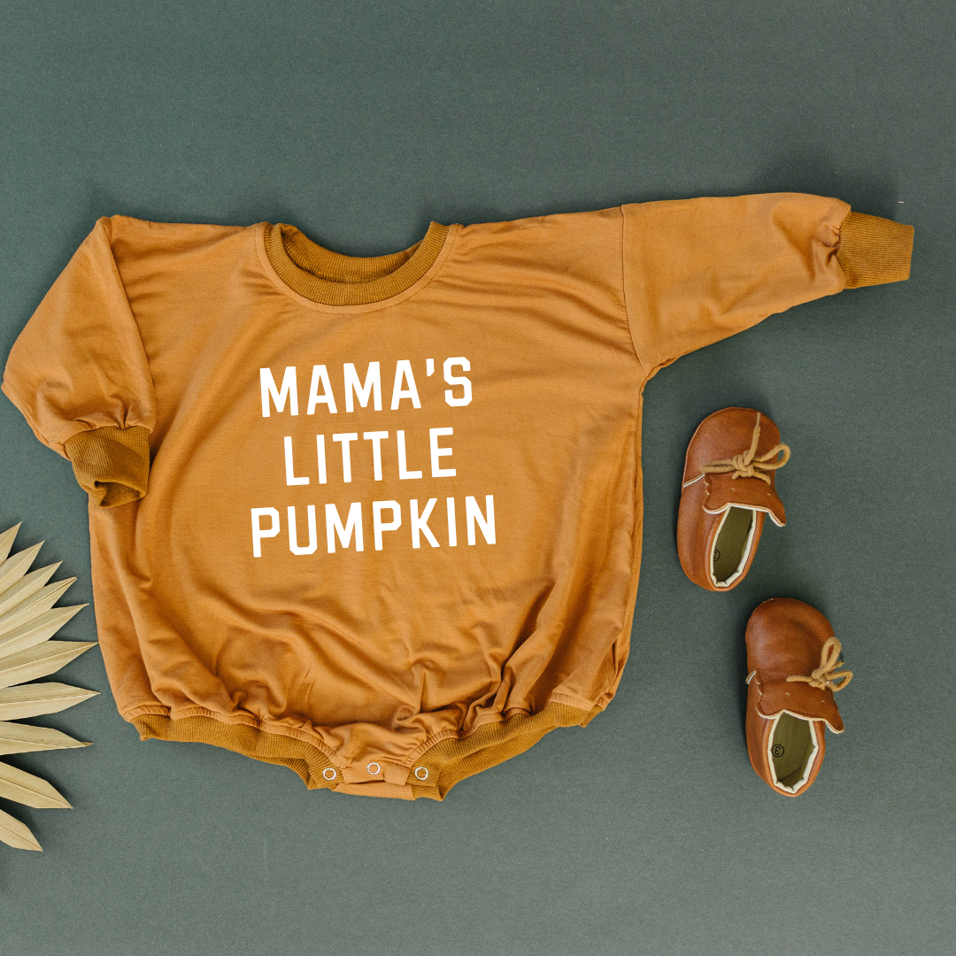 Mama’s Little Pumpkin Bamboo Bubble Romper