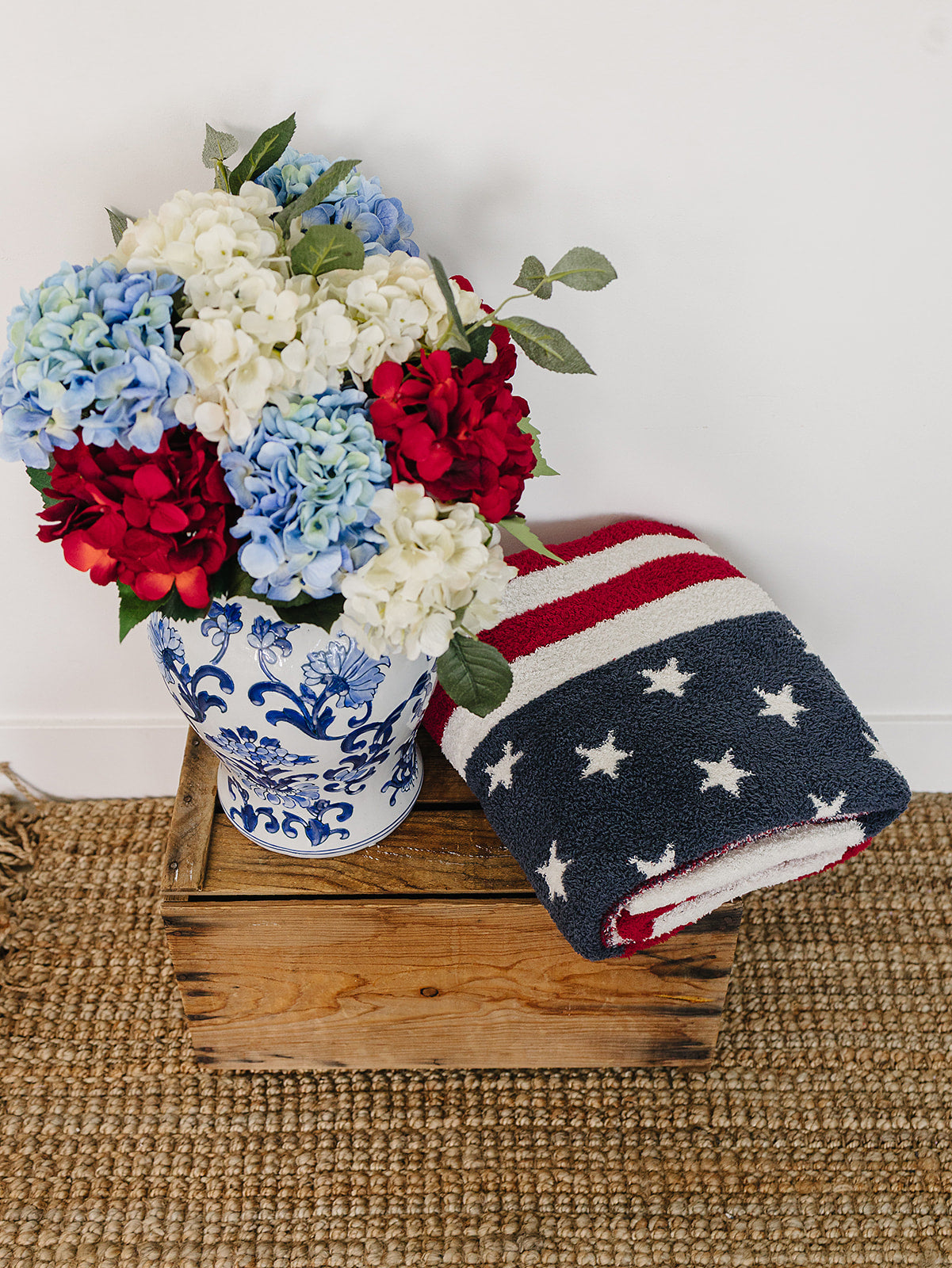 American Flag Plush Blanket