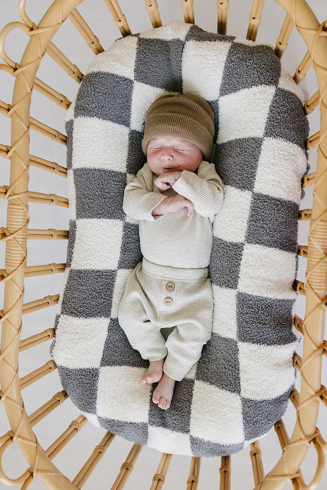Heather Grey Bodysuit Waffle Set