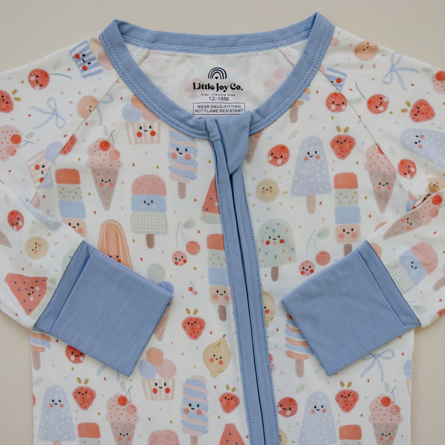 Sweet Summertime Bamboo Zippy Romper